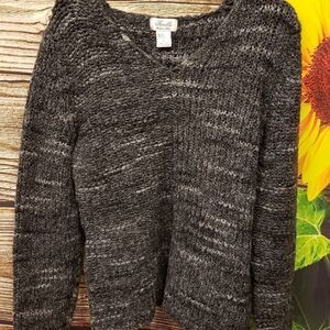 Fioreblu long sleeve pullover 28% wool sweater XL